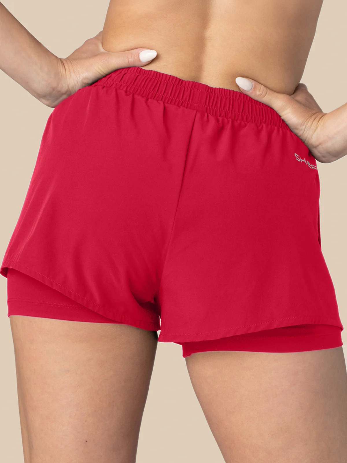 2-in-1 Running Shorts - Lollipop - Image 3