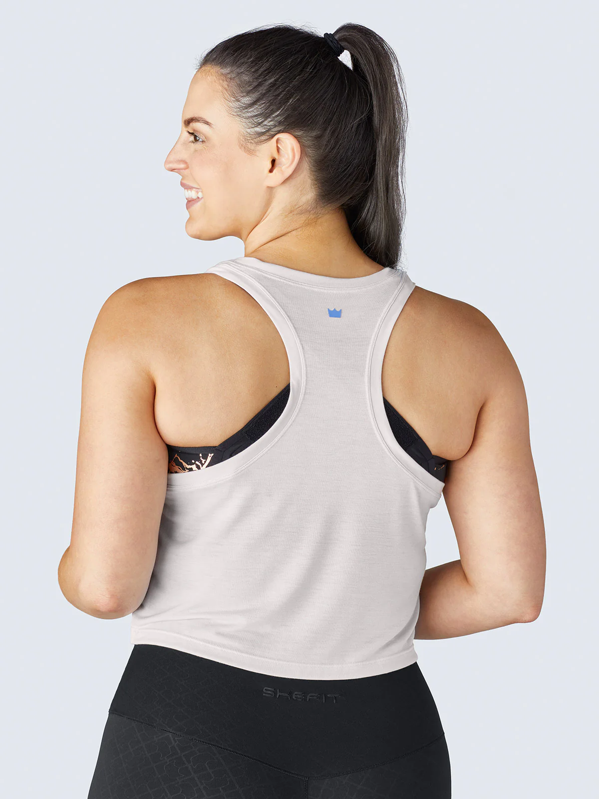 Crop Tank - White Lavender - Image 3