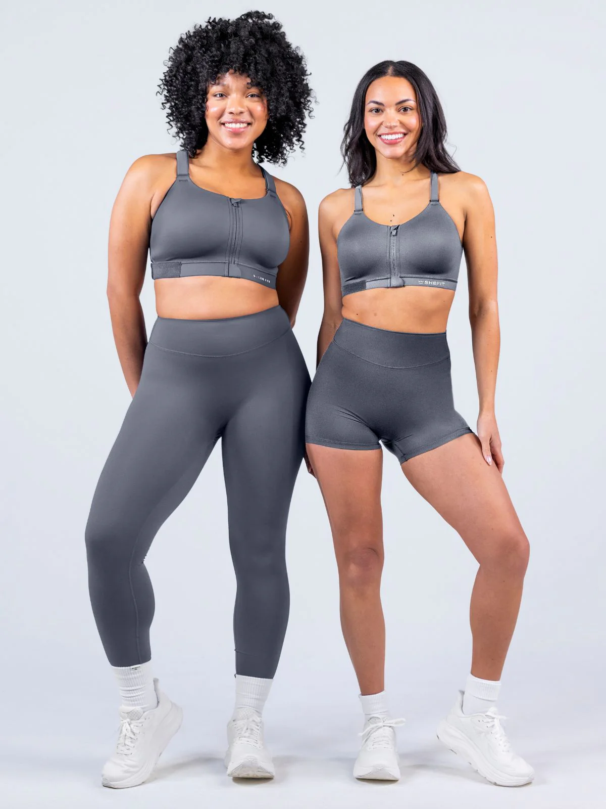 Emerge Sports Bra - Steady Grey - Image 6