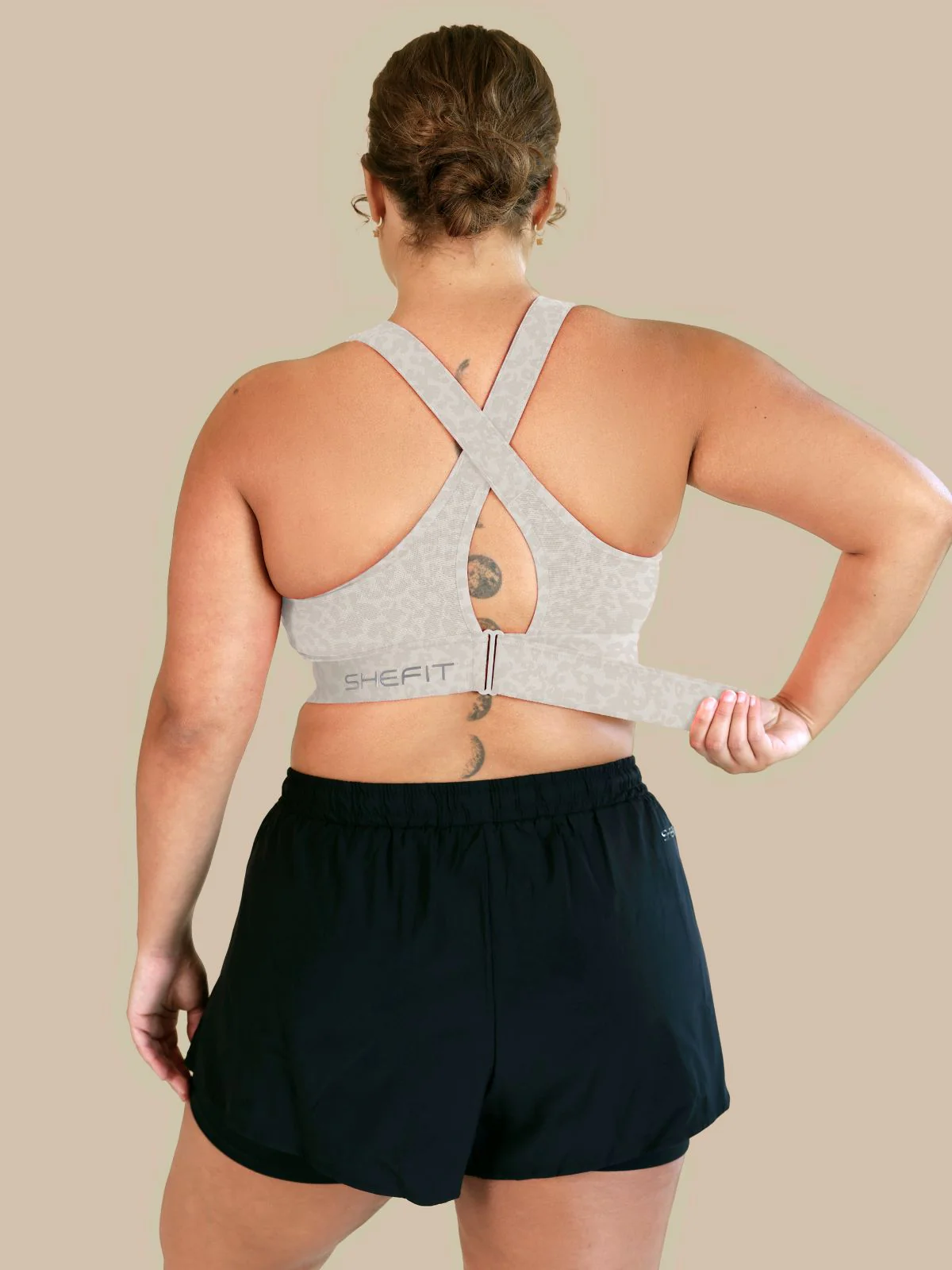 Flex Sports Bra - Steel Cheetah - Image 4