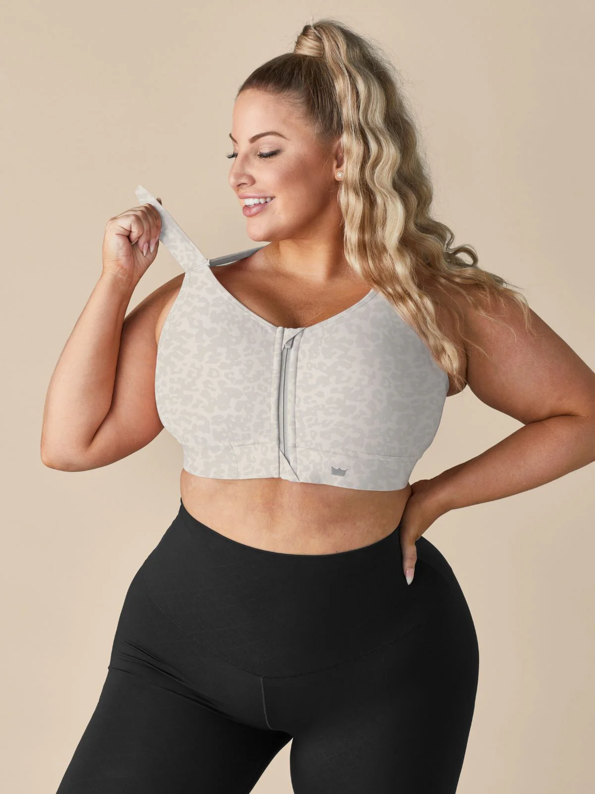 Flex Sports Bra - Steel Cheetah - Image 5