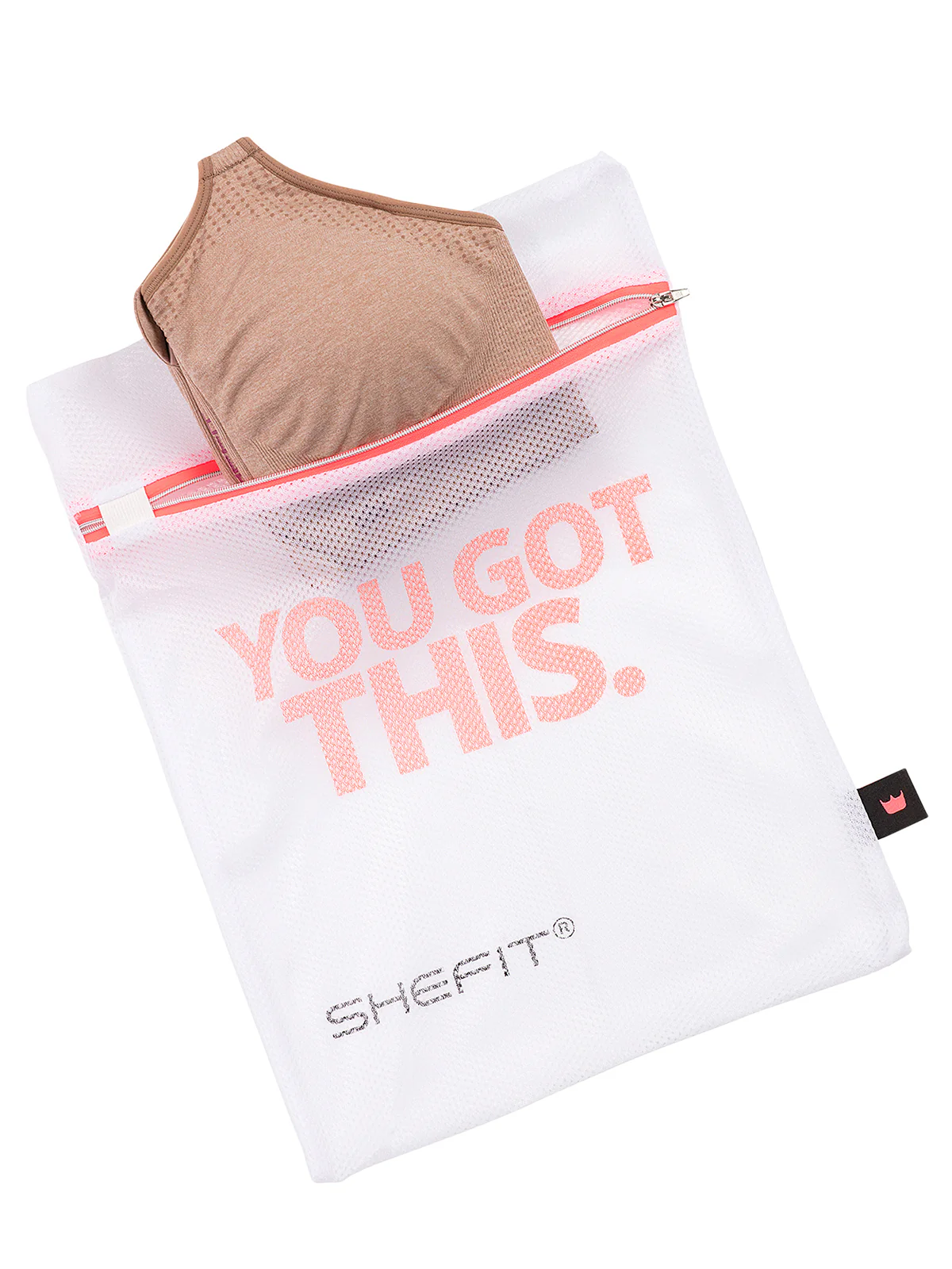 Low Impact Sports Bra - Heathered Tan - Image 5
