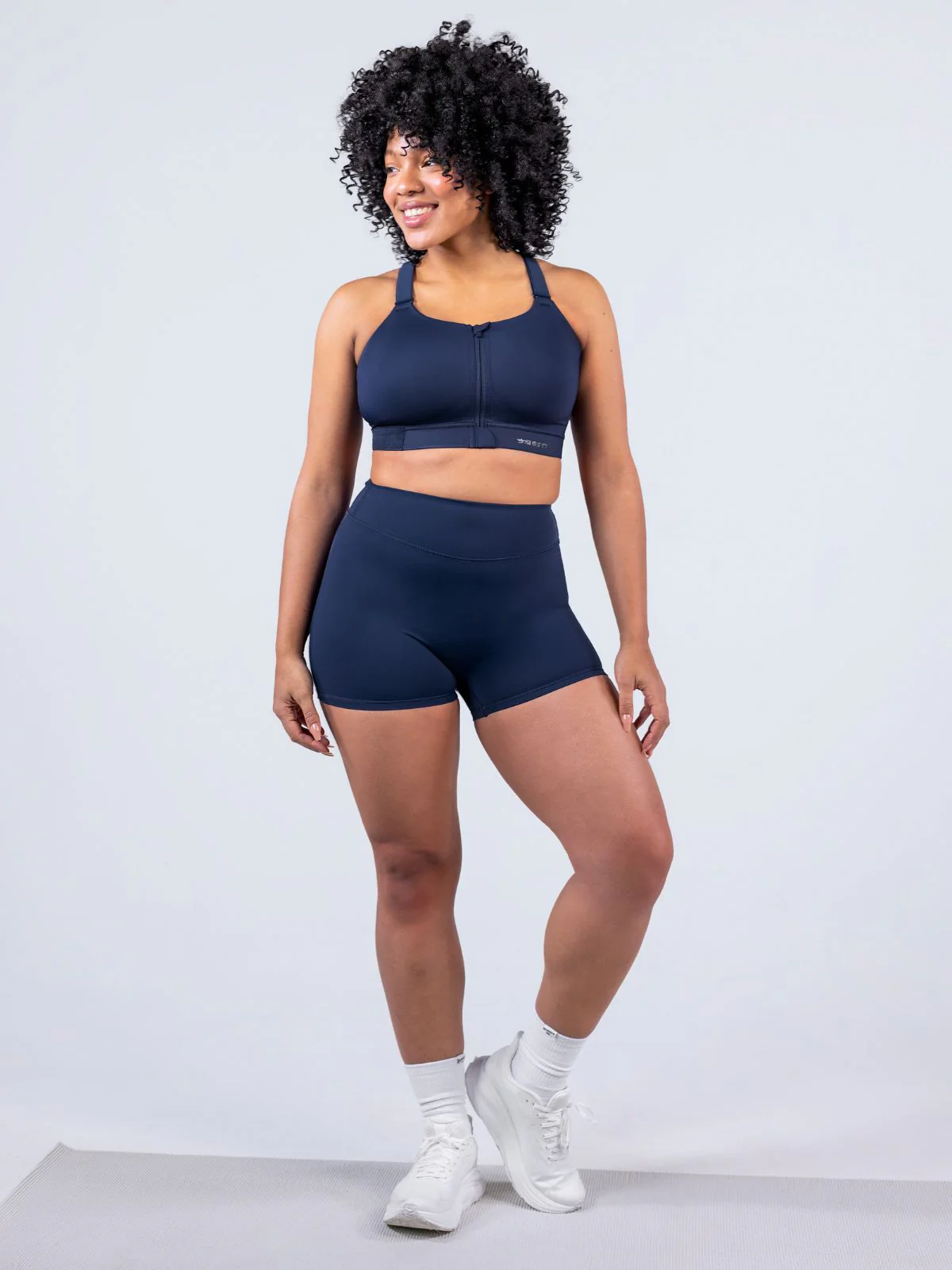 CloudNine™ No Front Seam Short - Bold Navy - Image 3