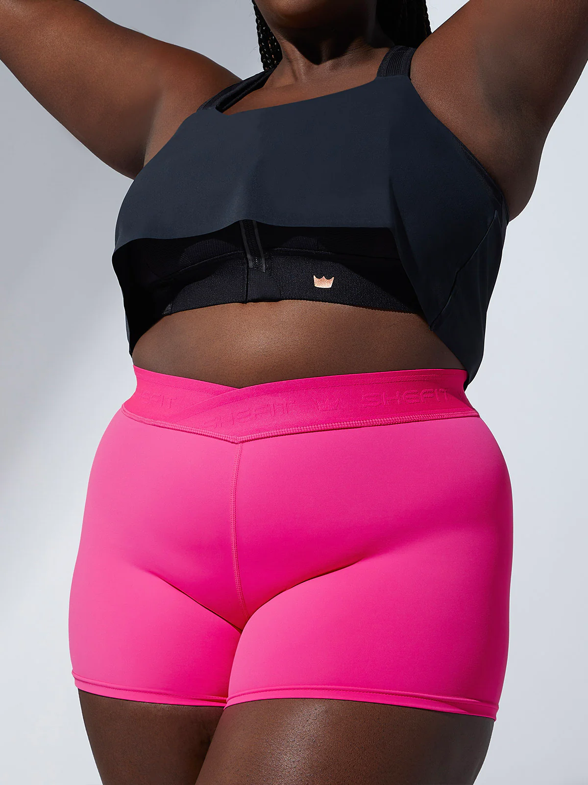 V Waist Biker Short - Image 3